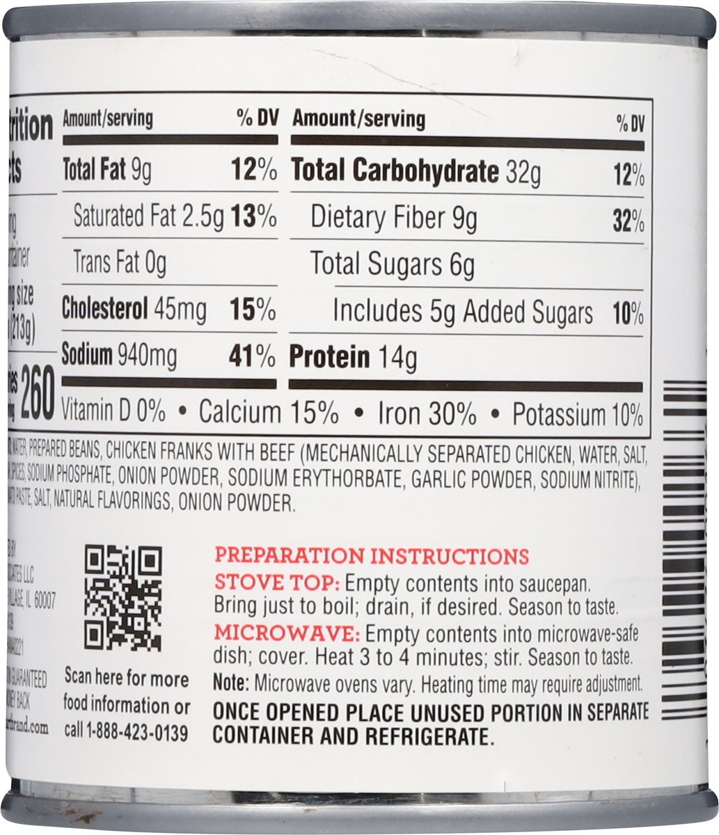 slide 8 of 15, That's Smart! Beans & Franks 7.5 oz, 7.5 oz