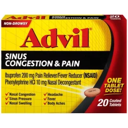 Advil Sinus And Congestion Relief Tablets