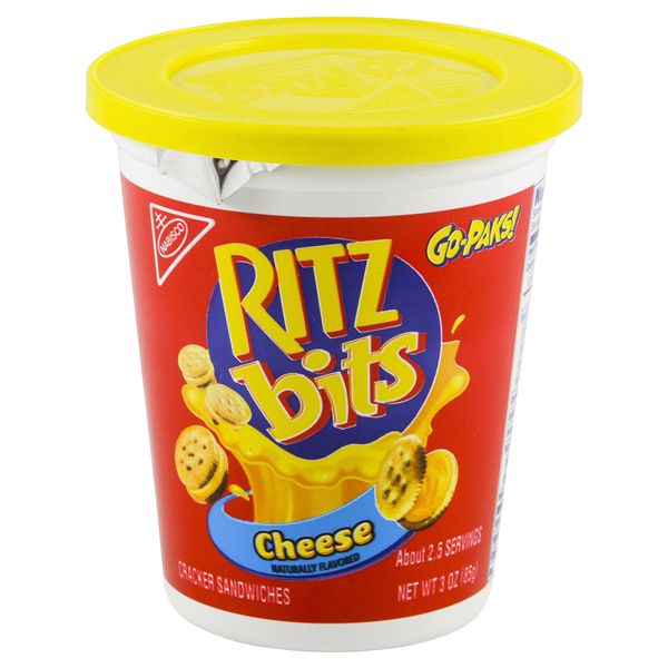 slide 1 of 1, Ritz Bits Cracker Sandwiches Cheese, 3.5 oz