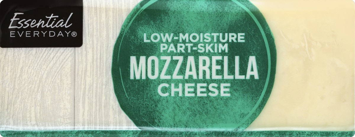 slide 5 of 6, Essential Everyday Cheese, Part Skim, Mozzarella, Low Moisture, 32 oz