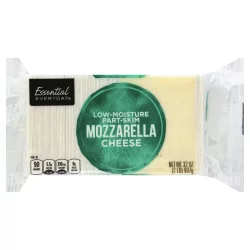 Essential Everyday Cheese, Part Skim, Mozzarella, Low Moisture