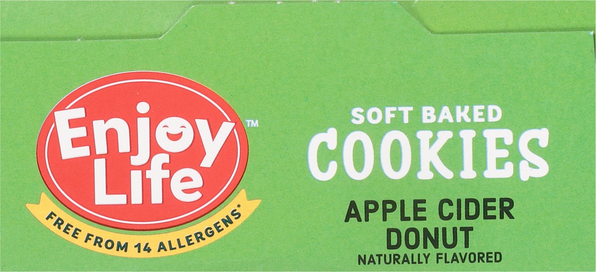 slide 9 of 9, Enjoy Life Apple Cider Donut Soft Baked Holiday Cookies, 6 oz Box, 6 oz