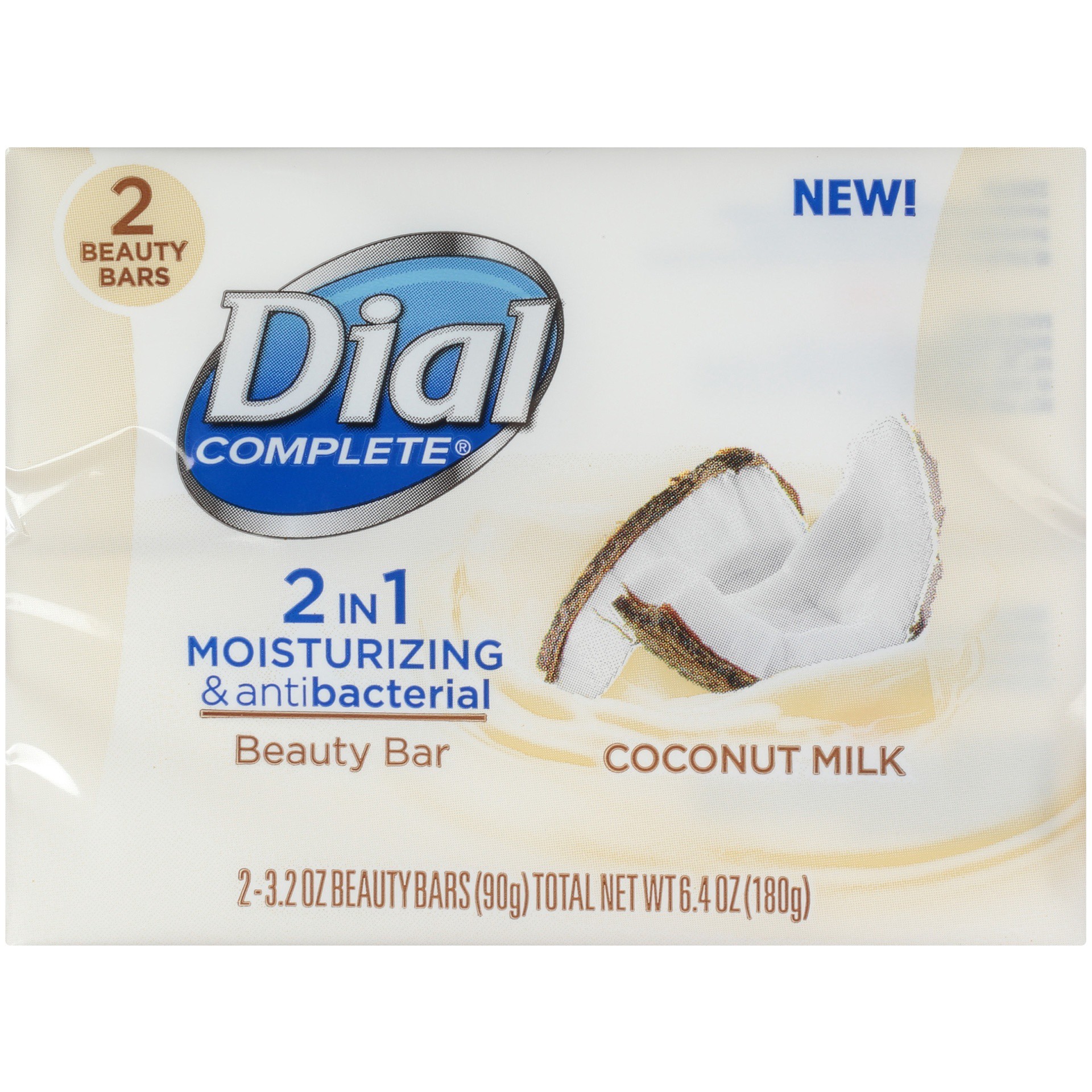 slide 5 of 6, Dial Complete 2 In 1 Moisturizing & Antibacterial Manuka Honey Beauty Bar, 2 ct