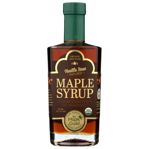 slide 1 of 1, The Maple Guild Organic Vanilla Bean Infused Maple Syrup Seasonal, 375 ml