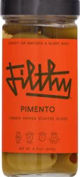 Filthy Food Filthy Pimento Olives 8.5 oz