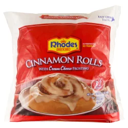 Rhodes Bake N Serve Cinnamon Rolls With Cream Cheese Frosting