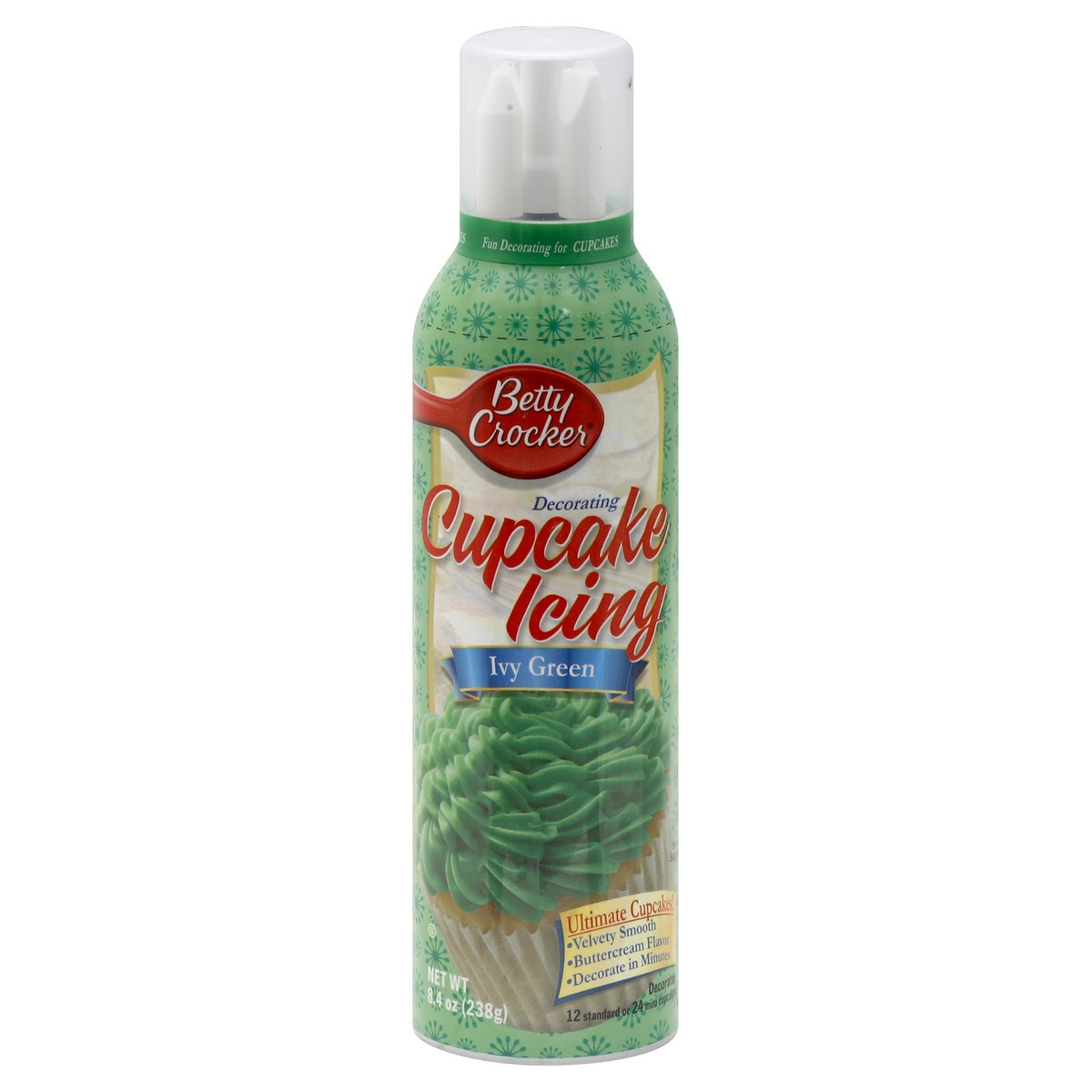 slide 3 of 3, Betty Crocker Cupcake Icing Decorating Ivy Green, 8.4 oz