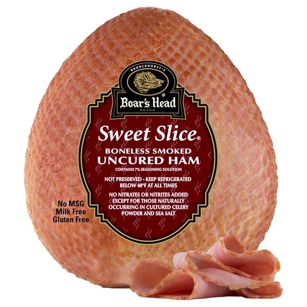 slide 1 of 1, Boar's Head Baby Sweet Slice Ham, per lb