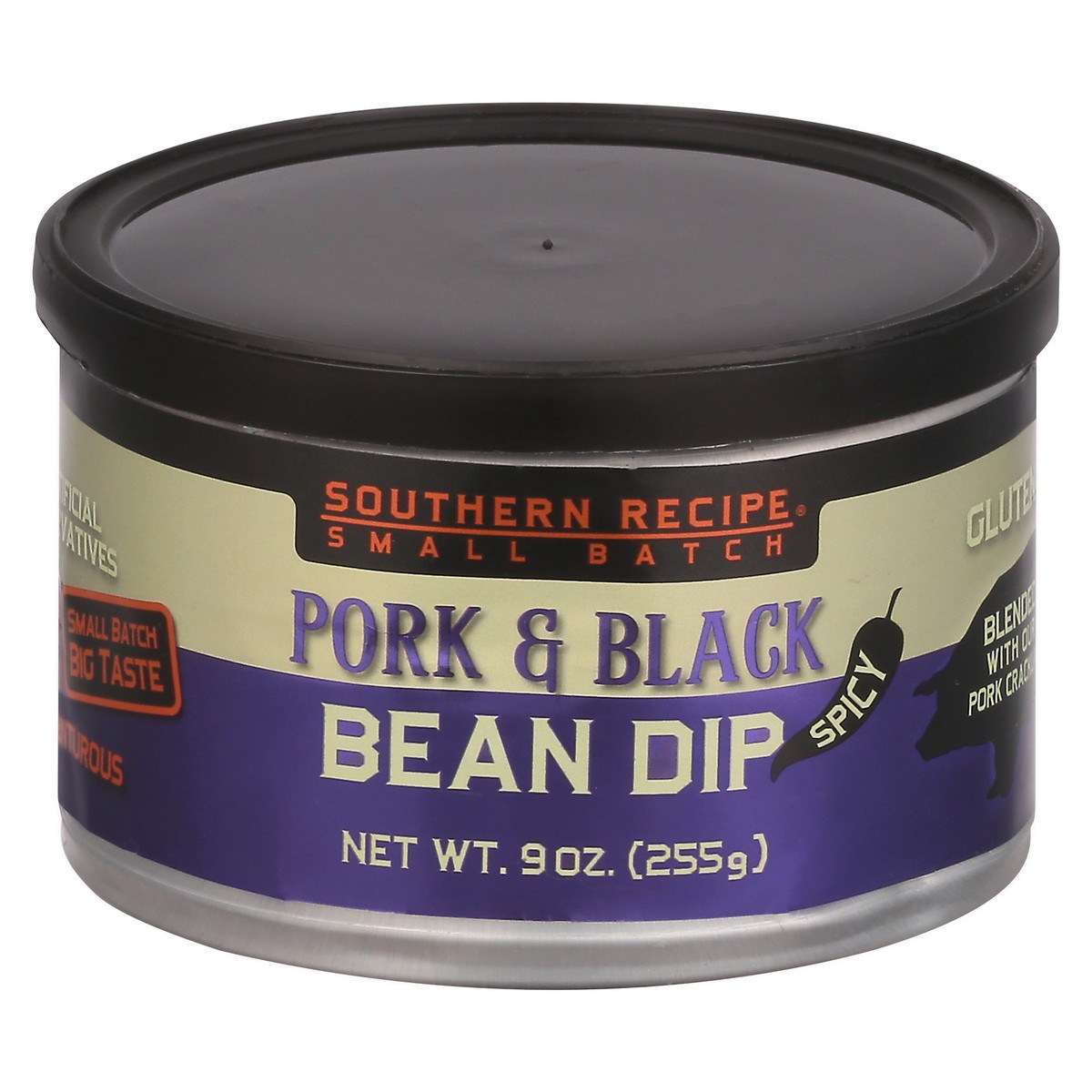 slide 6 of 13, Southern Recipe Small Batch Spicy Pork & Black Bean Dip, 9 oz