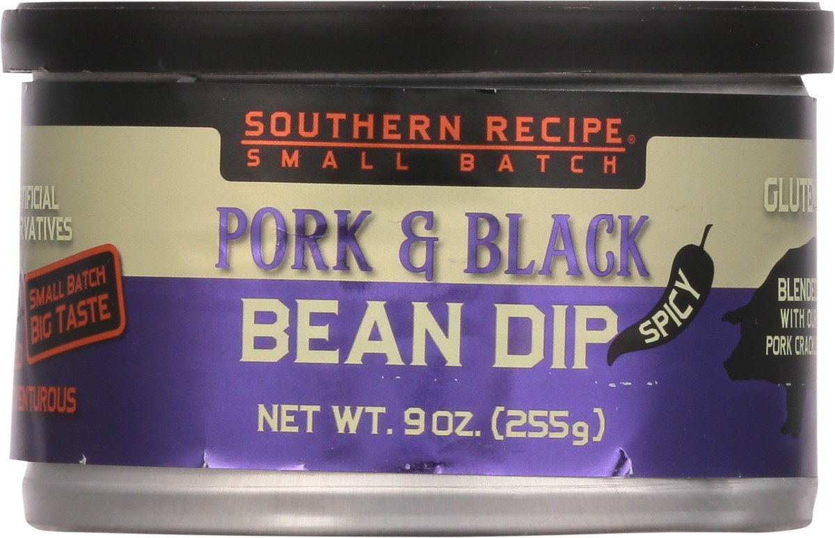 slide 8 of 13, Southern Recipe Small Batch Spicy Pork & Black Bean Dip, 9 oz