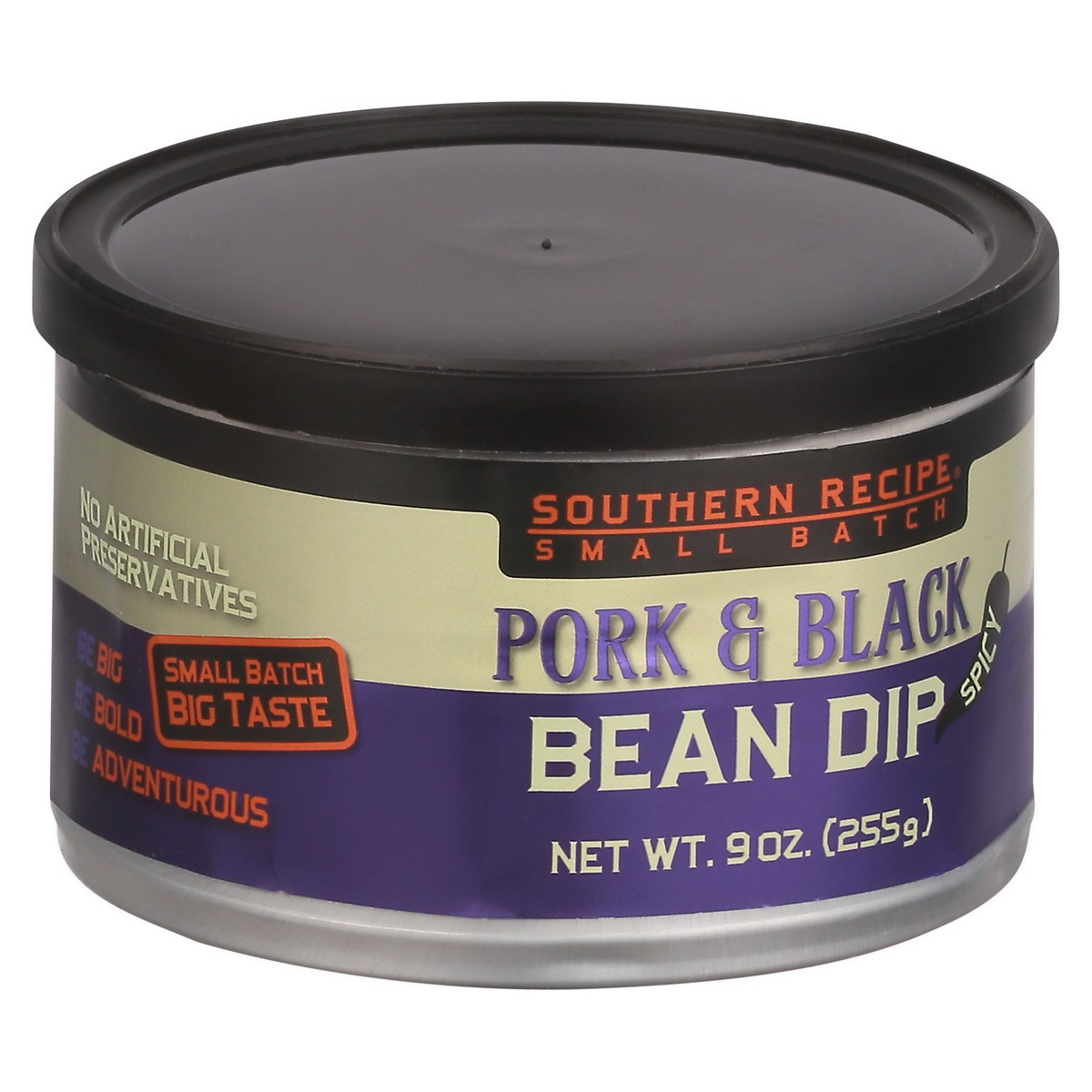 slide 10 of 13, Southern Recipe Small Batch Spicy Pork & Black Bean Dip, 9 oz