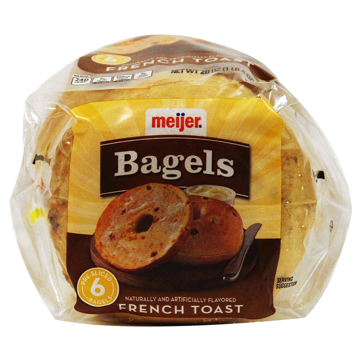 slide 6 of 6, Meijer Bagels French Toast, 18 oz