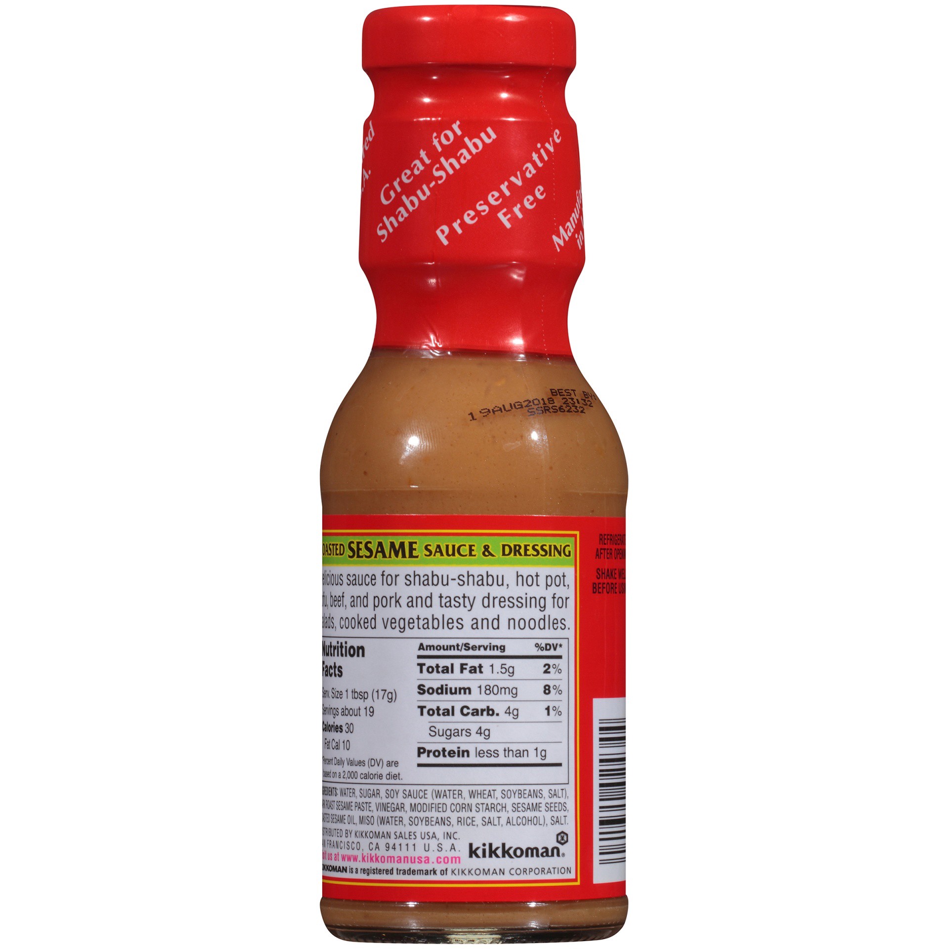 slide 3 of 7, Kikkoman Sauce Dressing Roasted Sesame, 11.4 oz