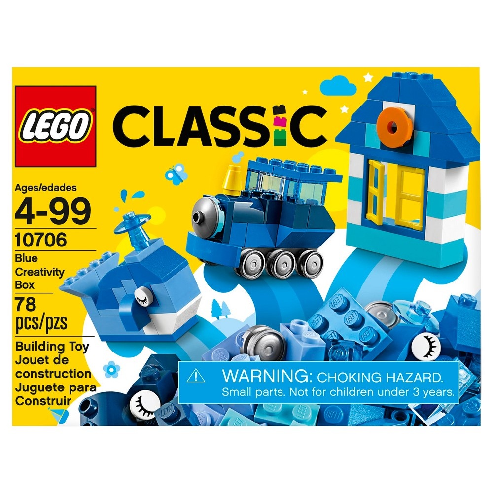 slide 12 of 13, LEGO Classic Blue Creativity Box 10706, 1 ct