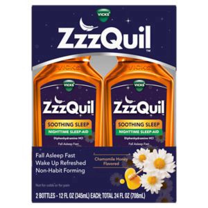 slide 1 of 1, Zzzquil Soothing Sleep Nighttime Sleep-Aid, 24 Fl Oz, 12 oz