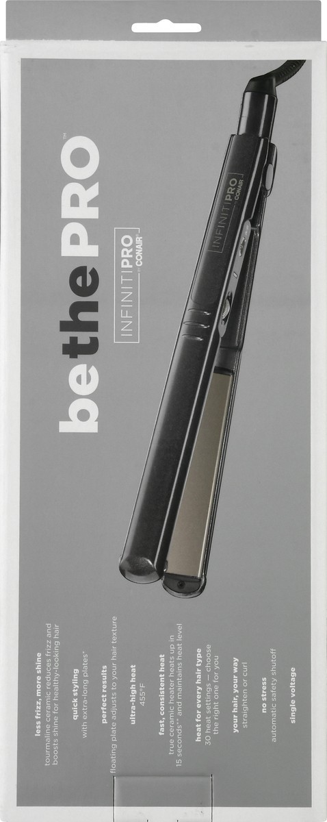 slide 8 of 9, InfinitiPRO 1 Inch Tourmaline Ceramic Flat Iron 1 ea, 1 ct