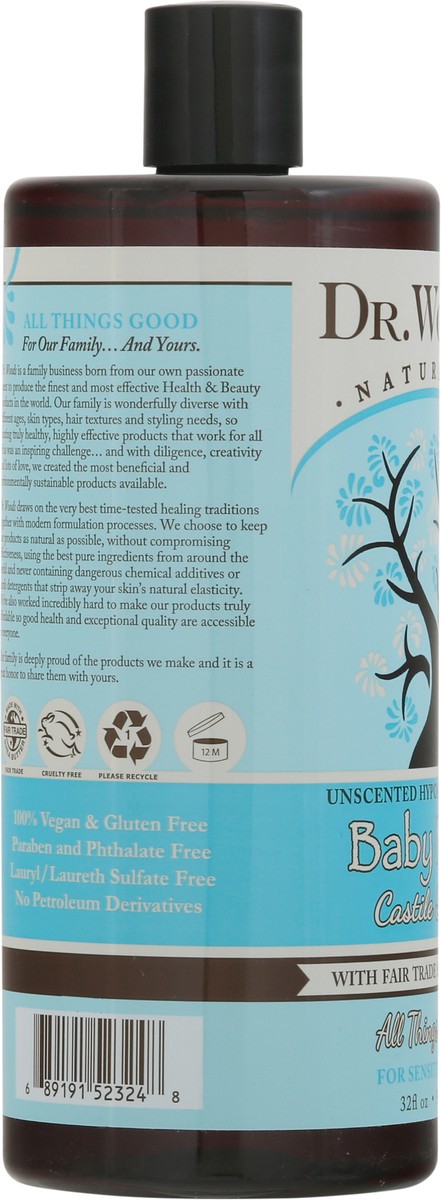 slide 8 of 9, Dr. Woods Unscented Baby Mild with Shea Butter Castile Soap 32 fl oz, 32 fl oz