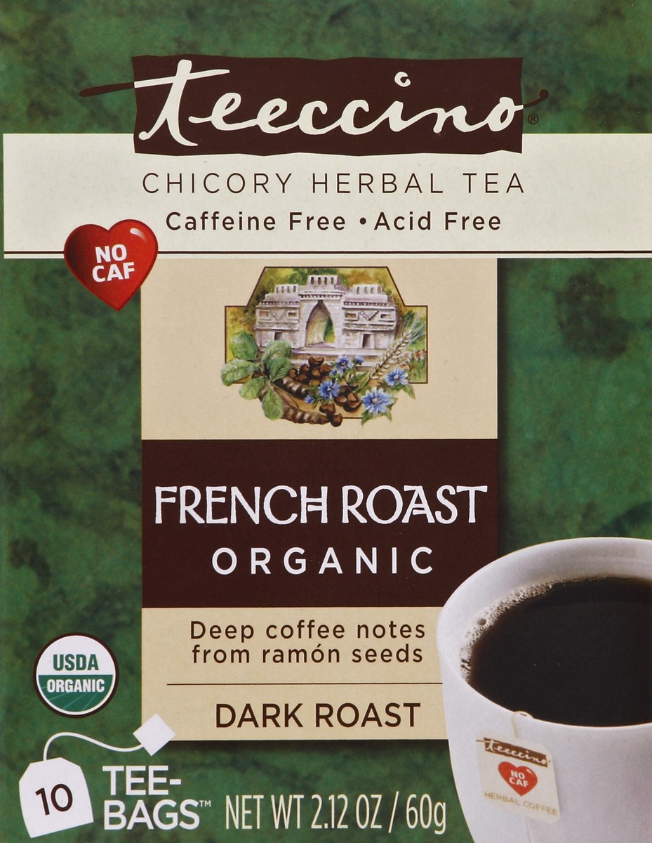 slide 1 of 5, Teeccino Herbal Tea - 10 ct, 10 ct