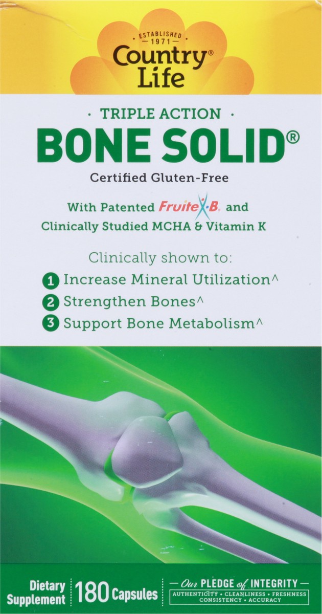 slide 10 of 12, Country Life Bone Solid, 180 ct