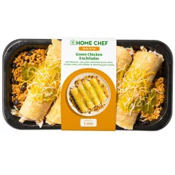 Home Chef Green Chicken Enchiladas