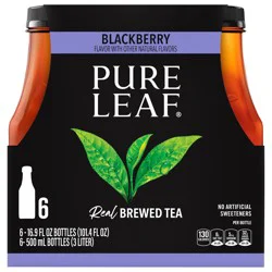 Pure Leaf Real Brewed Tea Blackberry - 6 ct