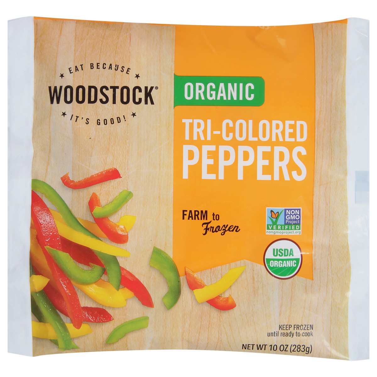 slide 1 of 12, Woodstock Tri-Colored Organic Peppers 10 oz, 10 oz