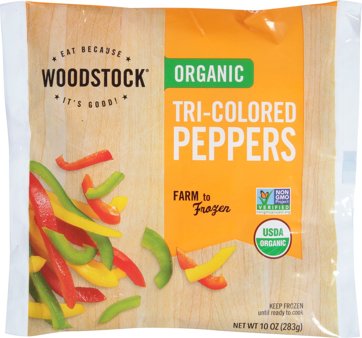 slide 8 of 12, Woodstock Tri-Colored Organic Peppers 10 oz, 10 oz