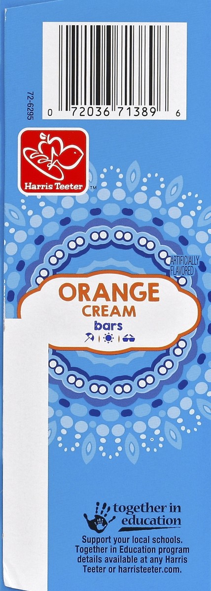 slide 3 of 4, Harris Teeter Bars Orange Cream, 30 oz