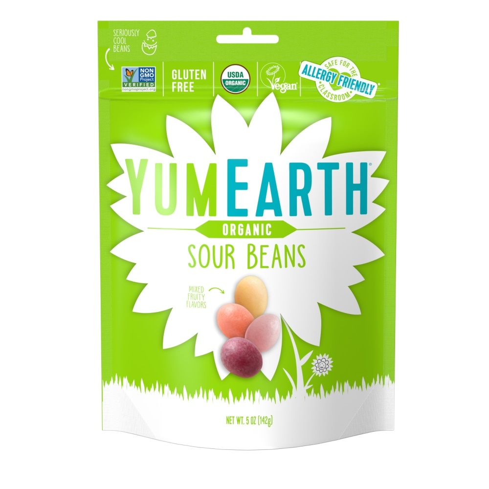 slide 1 of 1, YumEarth Organic Easter Sour Beans, 5 oz