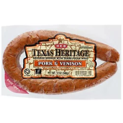 H-E-B Texas Heritage Pecan Smoked Pork & Venison Sausage