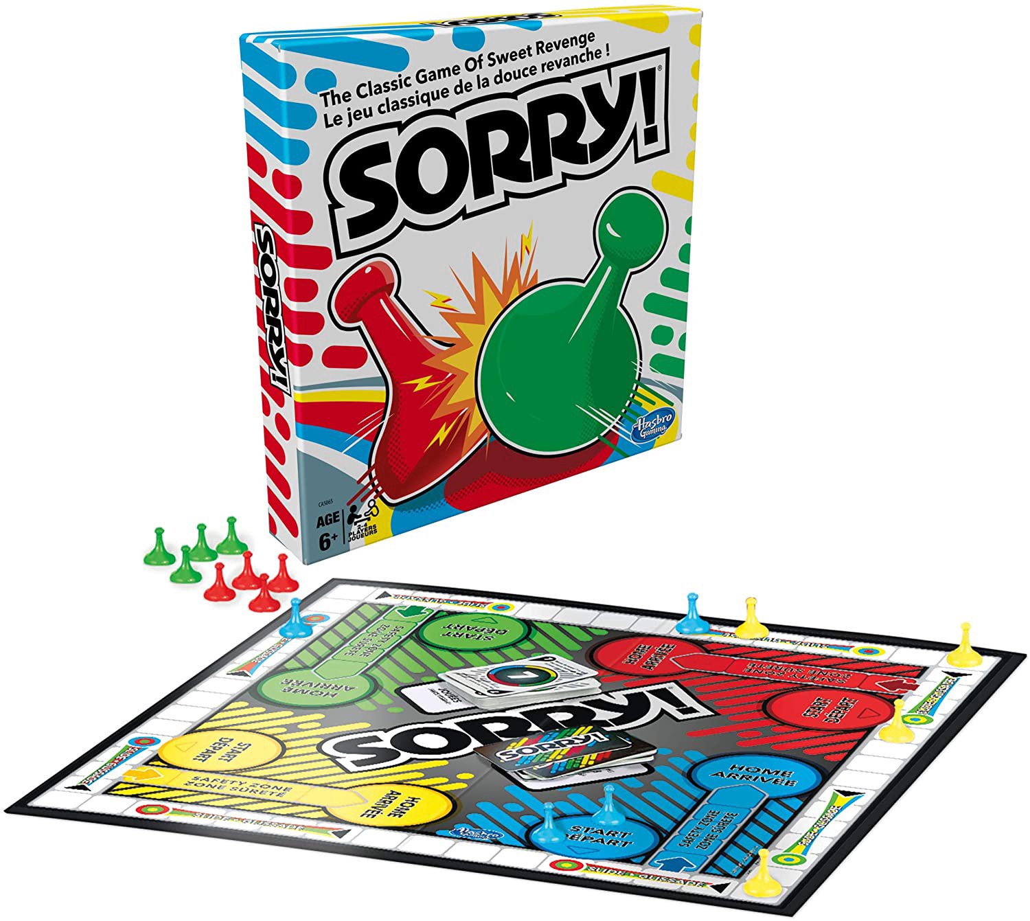 slide 3 of 5, Hasbro Sorry Game by Hasbro, 1 ct