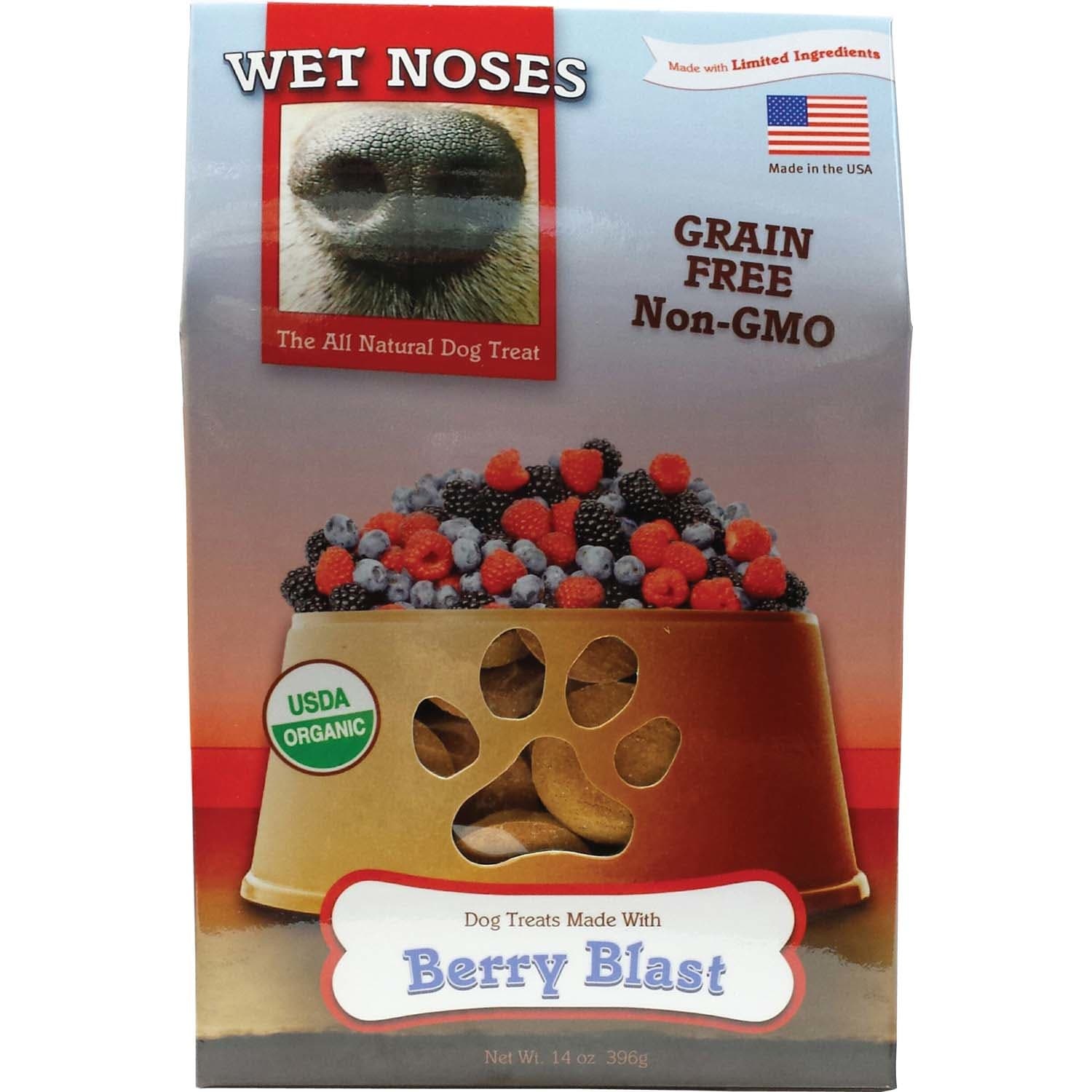 slide 1 of 1, Wet Noses Grain Free Berry Blast Dog Treats, 14 oz