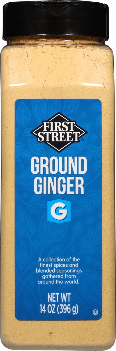 slide 12 of 13, First Street Ground Ginger, 4 oz