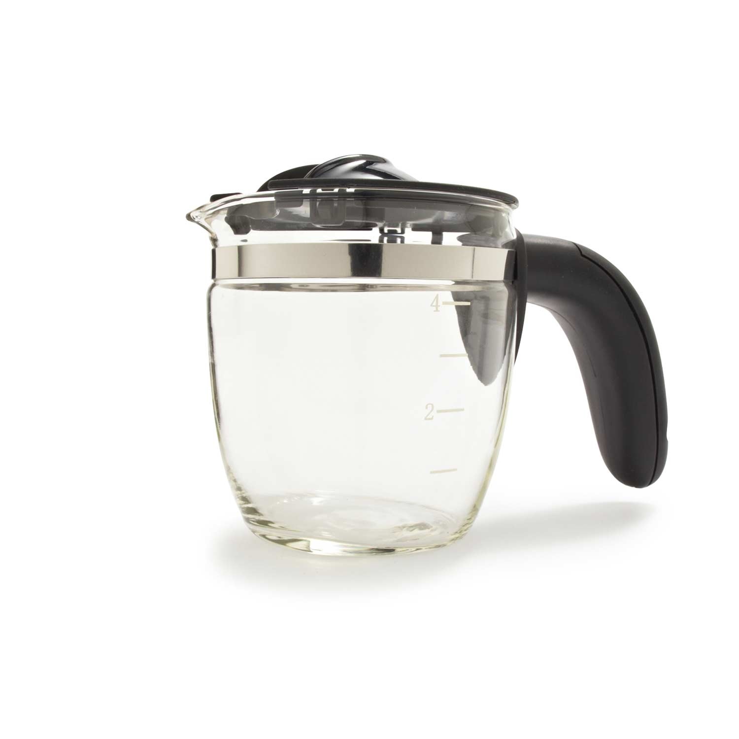 slide 1 of 1, Capresso Espresso Glass Carafe with Lid, 4 cups