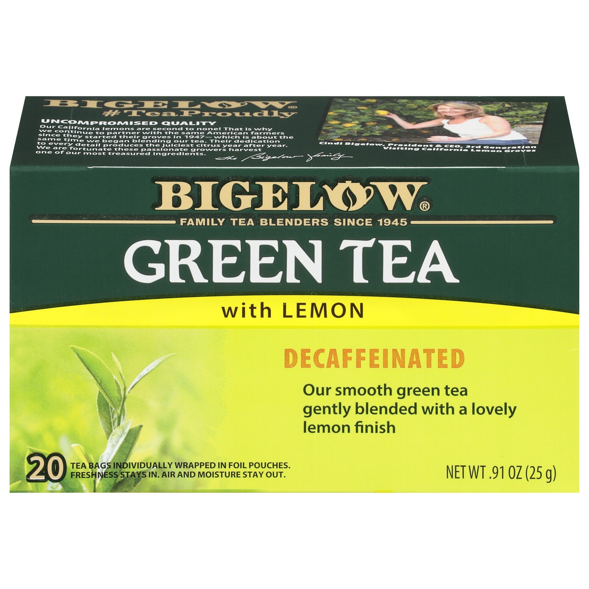 slide 1 of 7, Bigelow Green Tea, 20 ct