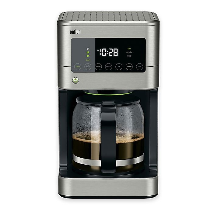 slide 1 of 4, Braun Brewsense Touch Screen 12-Cup Coffee Maker - Stainless Steel, 1 ct
