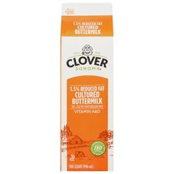 Clover Btrmilk 1% Lf Qt - 32 Oz