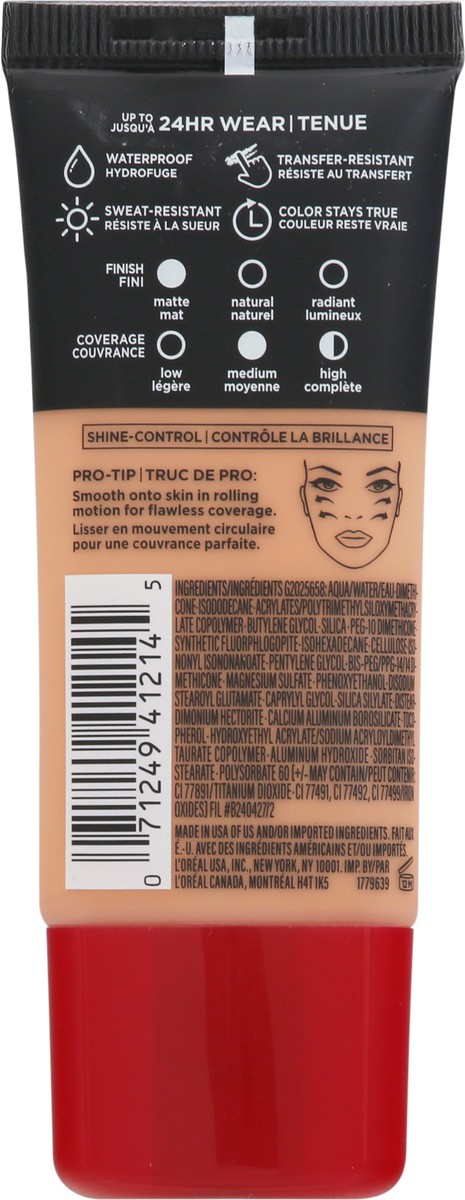 slide 13 of 13, L'Oréal Infallible Light Beige 105.5 Pro-Matte Foundation 1.0 fl oz, 1 fl oz