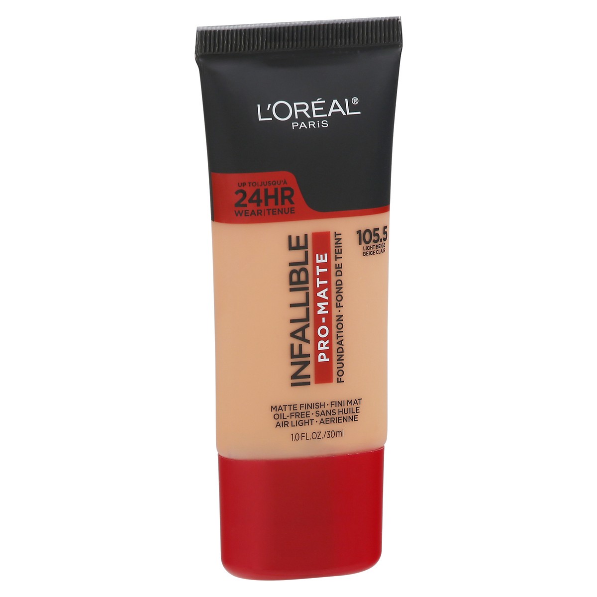 slide 9 of 13, L'Oréal Infallible Light Beige 105.5 Pro-Matte Foundation 1.0 fl oz, 1 fl oz
