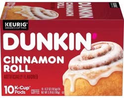 Dunkin'' Dunkin'’ Cinnamania Coffee, 10 K-Cup Pods for Keurig Coffee Makers