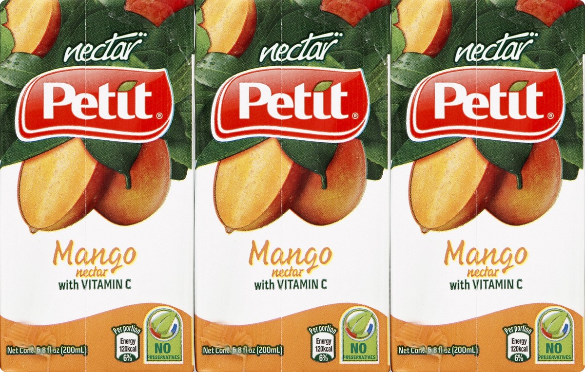 slide 2 of 5, Petit Mango Nectar with Vitamin C - 3 ct, 3 ct; 6.8 fl oz