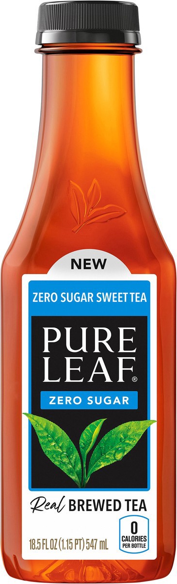 slide 4 of 10, Pure Leaf Zero Sugar Real Brewed Tea Sweet Tea 18.5 Fl Oz, 18.5 fl oz