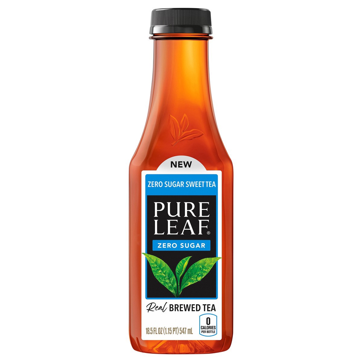 slide 7 of 10, Pure Leaf Zero Sugar Real Brewed Tea Sweet Tea 18.5 Fl Oz, 18.5 fl oz