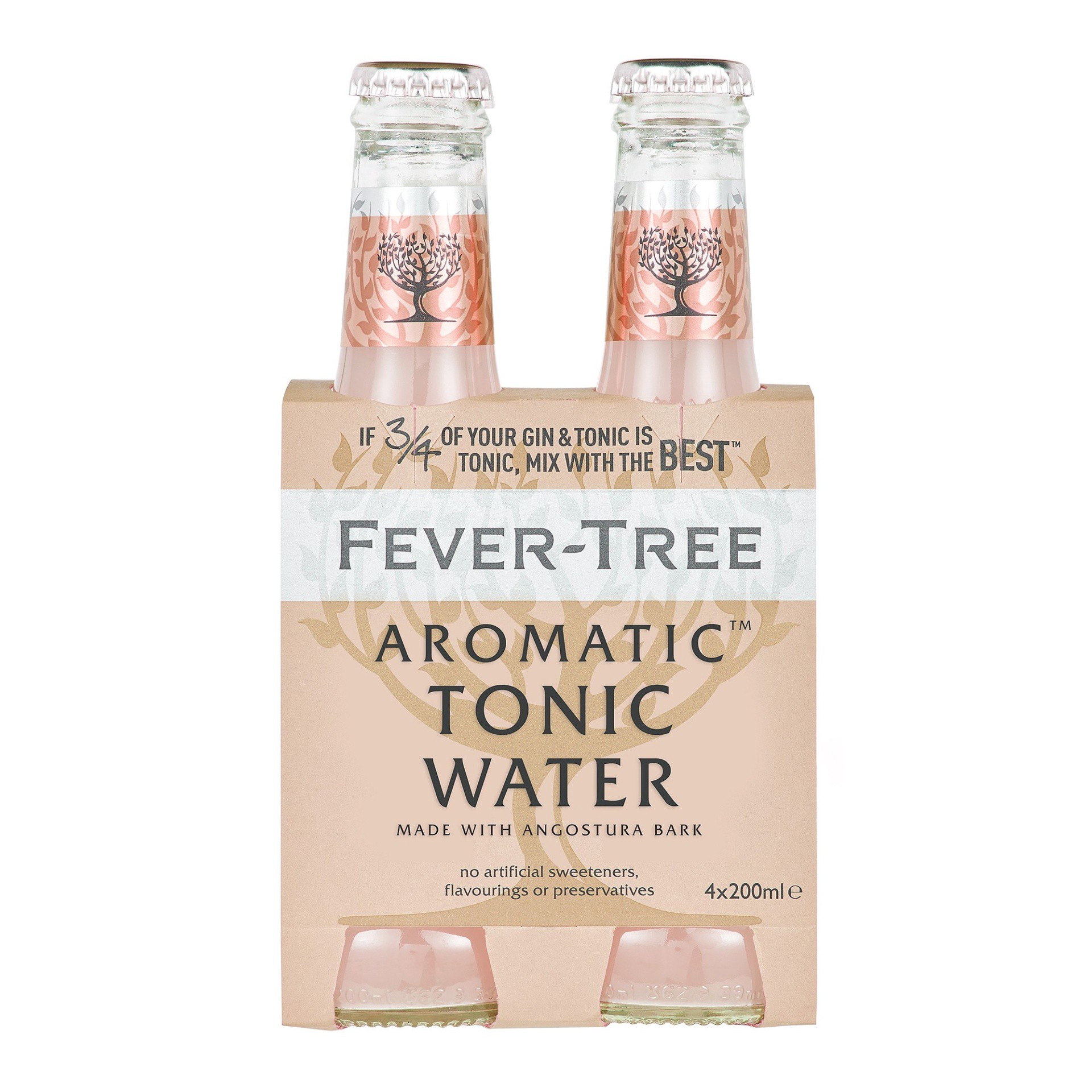 slide 1 of 2, Fever-Tree Aromatic Tonic Water - 4 ct; 200 ml, 4 ct; 200 ml