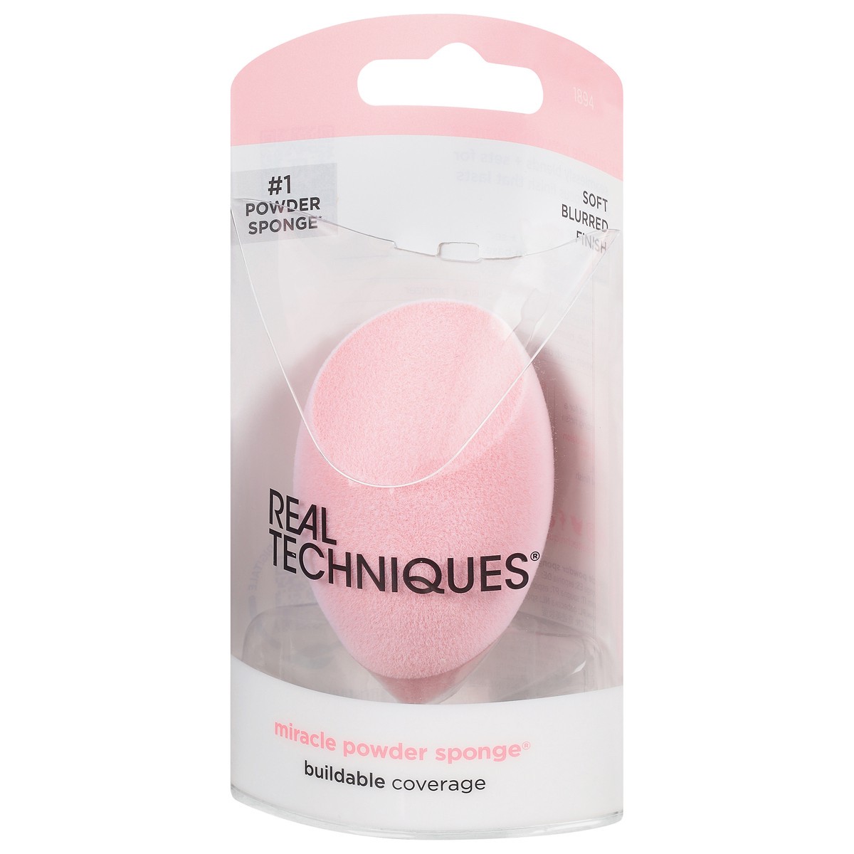 slide 3 of 9, Real Techniques Miracle Powder Sponge, 1 Count, 1 ea