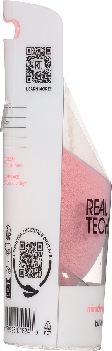 slide 7 of 9, Real Techniques Miracle Powder Sponge, 1 Count, 1 ea