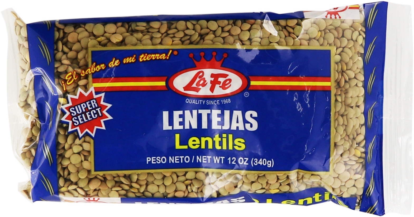 slide 1 of 1, La Fe Dry Lentils, 12 oz