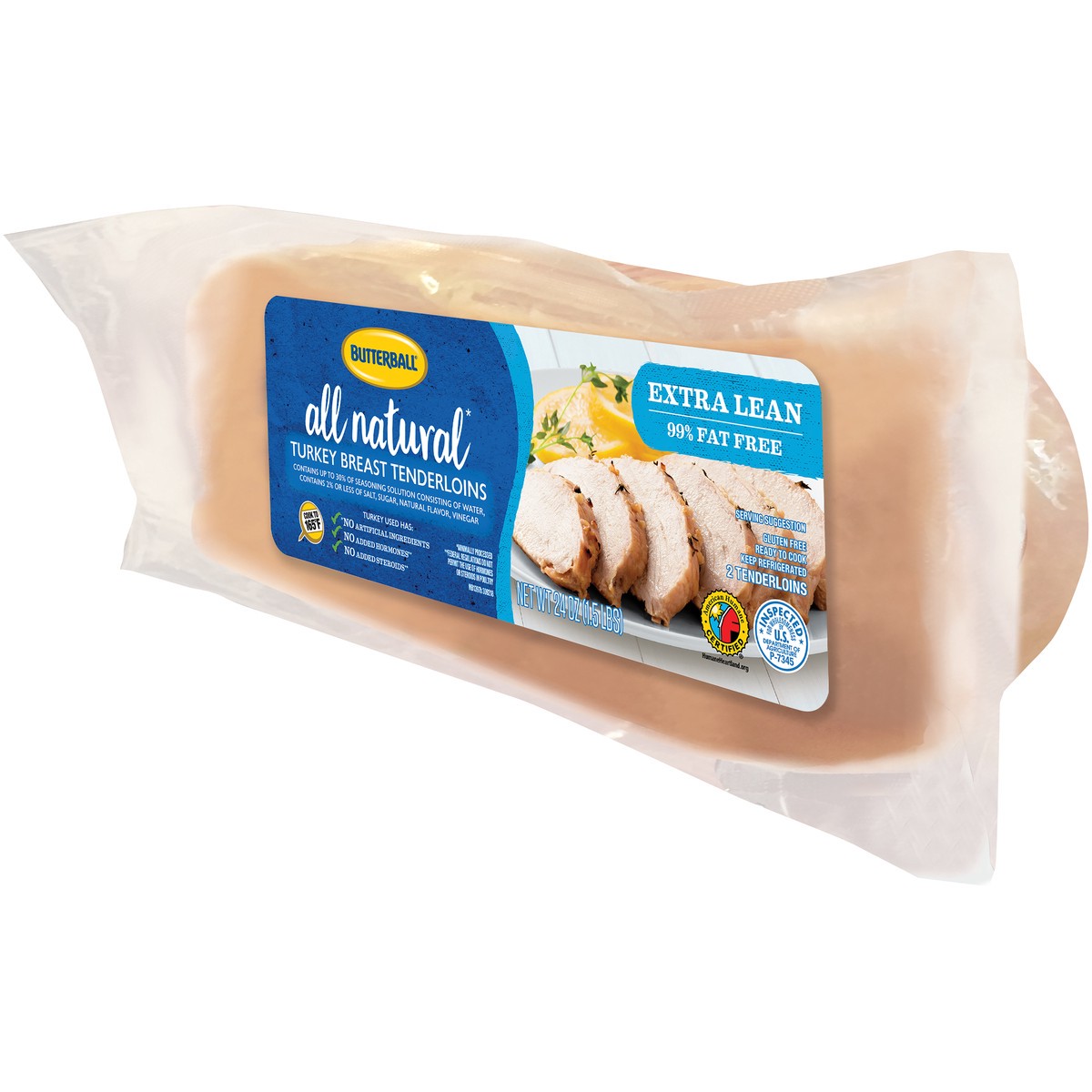 slide 2 of 9, Butterball Turkey Tenderloin, 1.5 lb