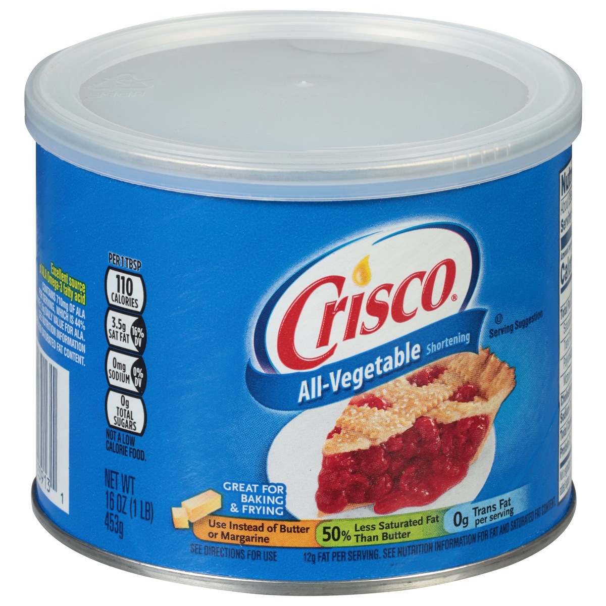 slide 8 of 9, Crisco All-Vegetable Shortening 16 oz, 16 oz