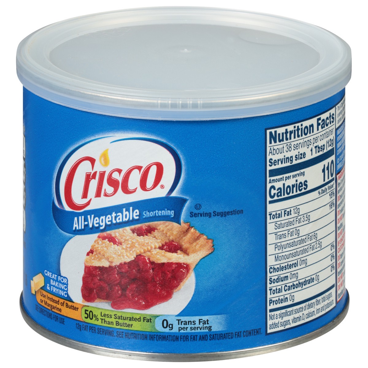 slide 3 of 9, Crisco All-Vegetable Shortening 16 oz, 16 oz